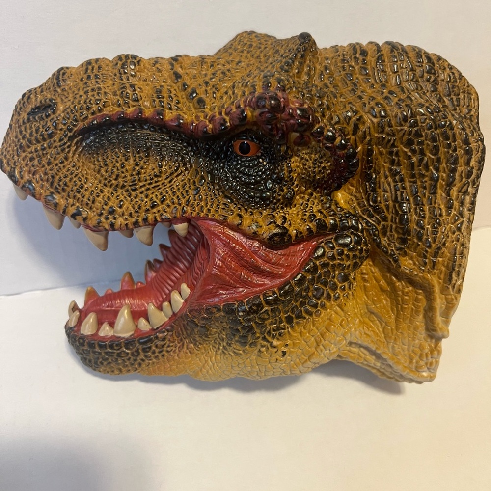 Realistic soft plastic Tyrannosaurus Rex Hand Puppet